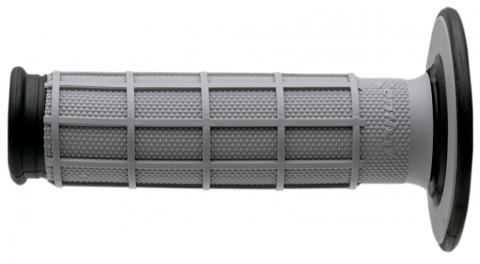 Renthal Full Waffle Dual Compound Grips Gray w/Black Ends